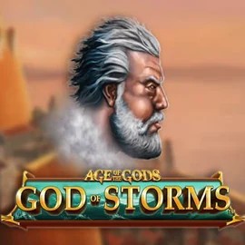 Age Of The Gods: God of Storms game by Playtech – logo hosted on Magius Casino