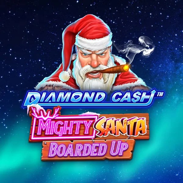 Play the Diamond Cash Mighty Santa Boarded Up slot by Greentube on Magius Casino