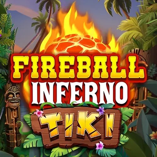 Official Slots logo: Fireball Inferno Tiki by NetEnt at Magius Casino