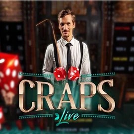 Live Craps online game logo by Evolution on magiuscasino-espana.com