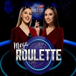 Mega Roulette logo by Pragmatic Play at Magius Casino