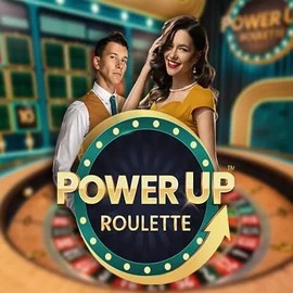 PowerUP Roulette logo by Pragmatic Play at Magius Casino