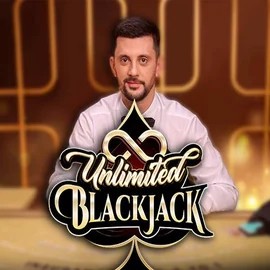 Unlimited Blackjack slot visual from Ezugi available on magiuscasino-espana.com